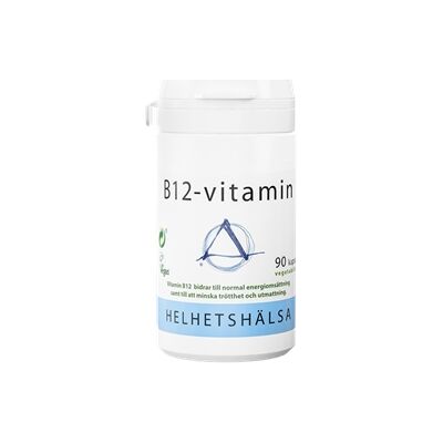 Helhetshälsa B12-vitamin 90 kapsler Helhetshälsa B12-vitamin 90 kapsler