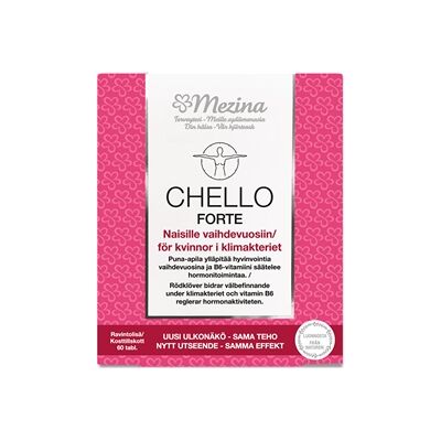 Mezina Chello Forte + B6 - Menopause Tilskudd Mezina Chello Forte + B6 - Menopause Tilskudd