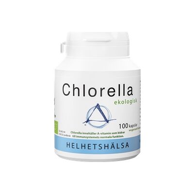 Helhetshälsa Chlorella EKO 100 kapsler Helhetshälsa Chlorella EKO 100 kapsler
