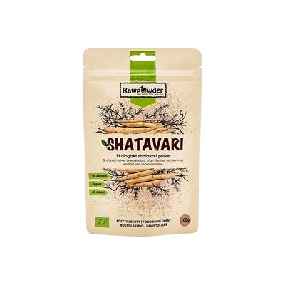 Rawpowder Shatavari Pulver 100 gram Rawpowder Shatavari Pulver 100 gram