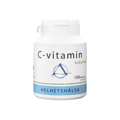 Helhetshälsa C-vitamin askorbat 100 kapsler Helhetshälsa C-vitamin askorbat 100 kapsler