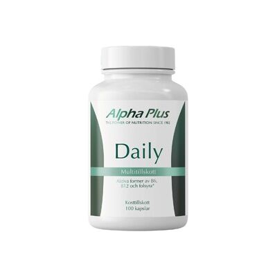 Alpha Plus Daily 100 kapsler Alpha Plus Daily 100 kapsler