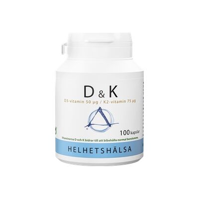 Helhetshälsa D & K 100 kapsler Helhetshälsa D & K 100 kapsler