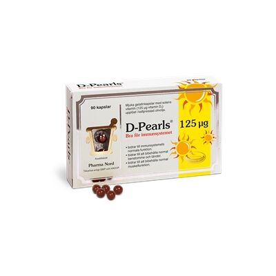 Pharma Nord D-pearls 125 µg 90 kapsler Pharma Nord D-pearls 125 µg 90 kapsler