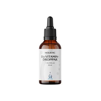 Holistic D3-vitamin droppar 50 ml Holistic D3-vitamin droppar 50 ml