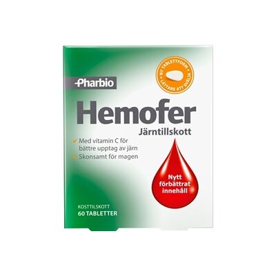 Pharbio Hemofer 60 tabletter Pharbio Hemofer 60 tabletter
