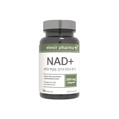 Elexir Pharma NAD+ 60 kapsler Elexir Pharma NAD+ 60 kapsler