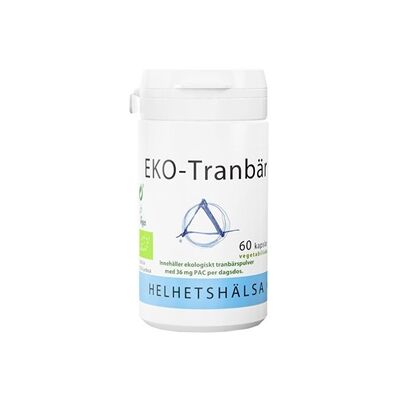 Helhetshälsa EKO-Tranbär 60 kapsler Helhetshälsa EKO-Tranbär 60 kapsler