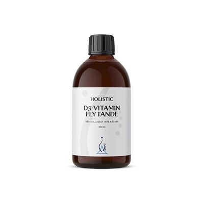 Holistic D3-vitamin flytande 500 ml Holistic D3-vitamin flytande 500 ml