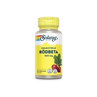 Solaray Fermentert Rødbete - Organisk, Vegansk, 500mg Solaray Fermentert Rødbete - Organisk, Vegansk, 500mg