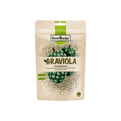 Rawpowder Graviola pulver 100 gram Rawpowder Graviola pulver 100 gram