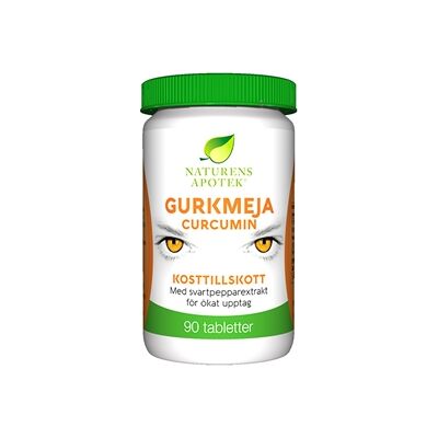 Naturens apotek Gurkmeja Curcumin 90 tabletter Naturens apotek Gurkmeja Curcumin 90 tabletter