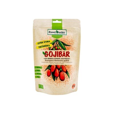 Rawpowder Goji Golden Stora Tibetanska 500 gram Rawpowder Goji Golden Stora Tibetanska 500 gram