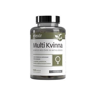Elexir Pharma Elexir Multi Kvinna 120 kapsler Elexir Pharma Elexir Multi Kvinna 120 kapsler