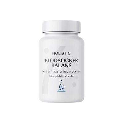 Holistic Blodsockerbalans 30 kapsler Holistic Blodsockerbalans 30 kapsler