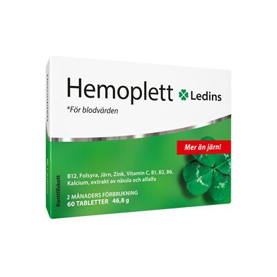 Ledins Hemoplett 60 tabletter Ledins Hemoplett 60 tabletter
