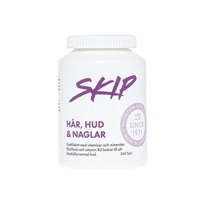 Skip Hår, Hud & Naglar 240 tabletter Skip Hår, Hud & Naglar 240 tabletter