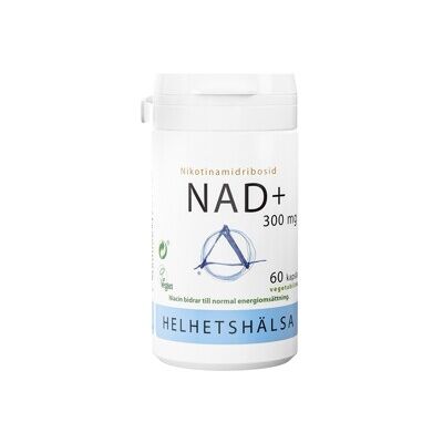 Helhetshälsa NAD+ 300mg 60 kapslar 60 kapsler Helhetshälsa NAD+ 300mg 60 kapslar 60 kapsler