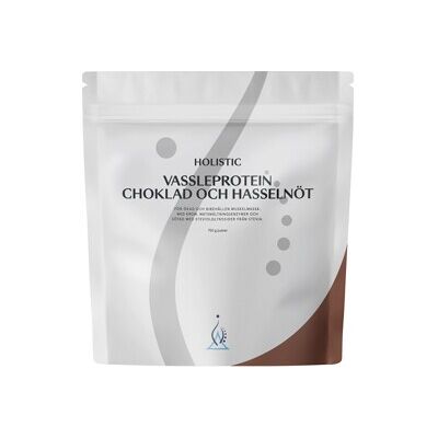 Holistic Vassleprotein choklad och hasselnöt 750 gram Holistic Vassleprotein choklad och hasselnöt 750 gram