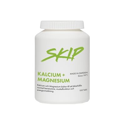 Skip Kalcium Magnesium 100 tabletter Skip Kalcium Magnesium 100 tabletter