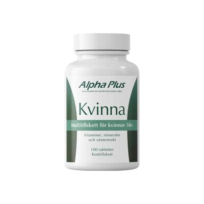 Alpha Plus Kvinna 100 tabletter Alpha Plus Kvinna 100 tabletter