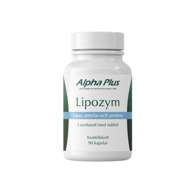 Alpha Plus Lipozym 90 kapsler Alpha Plus Lipozym 90 kapsler