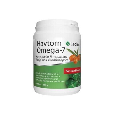 Ledins Havtorn Omega-7 100 kapsler Ledins Havtorn Omega-7 100 kapsler