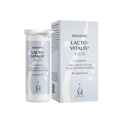 Holistic LactoVitalis Kids - 30 Tyggbare Tabletter Holistic LactoVitalis Kids - 30 Tyggbare Tabletter