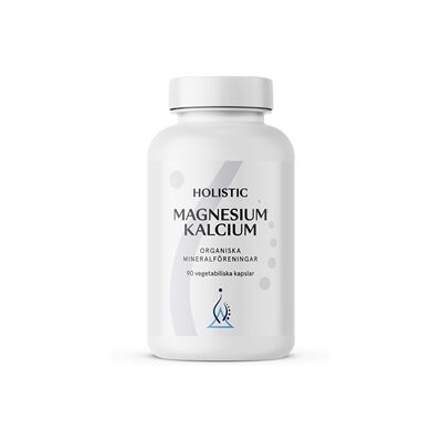 Holistic Magnesium Kalcium - 80/40 mg Veg, 90 kapsler Holistic Magnesium Kalcium - 80/40 mg Veg, 90 kapsler