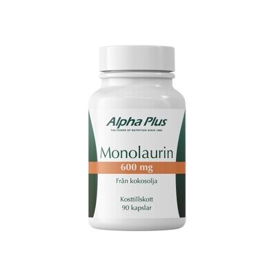 Alpha Plus Monolaurin - 90 Kapsler Alpha Plus Monolaurin - 90 Kapsler