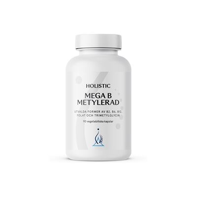 Holistic Mega B Metylerad 90 kapsler Holistic Mega B Metylerad 90 kapsler