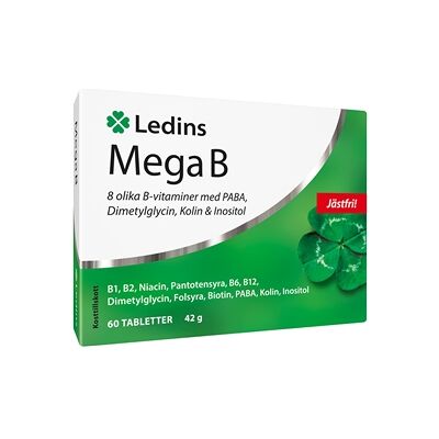 Ledins Mega-B 60 tabletter Ledins Mega-B 60 tabletter