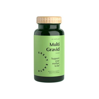 Great Earth Multi Gravid 60 kapsler Great Earth Multi Gravid 60 kapsler