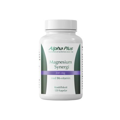 Alpha Plus Magnesium Synergi 120 kapsler Alpha Plus Magnesium Synergi 120 kapsler