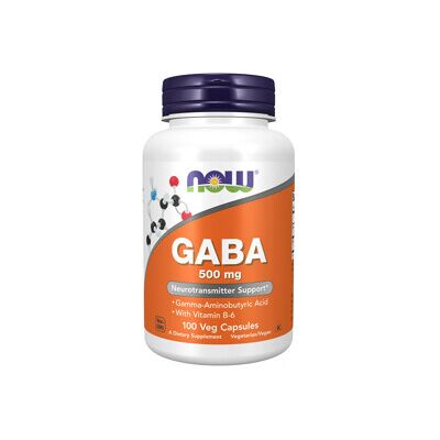 NOW Foods GABA 500 MG Kosttilskudd - Nervesystemet Støtte NOW Foods GABA 500 MG Kosttilskudd - Nervesystemet Støtte