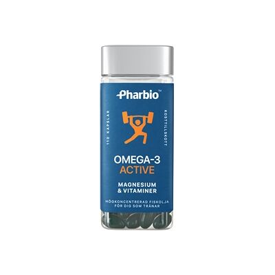 Pharbio Omega-3 Active 110 kapsler Pharbio Omega-3 Active 110 kapsler