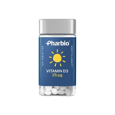 Pharbio D3 25ug 120 stk Pharbio D3 25ug 120 stk