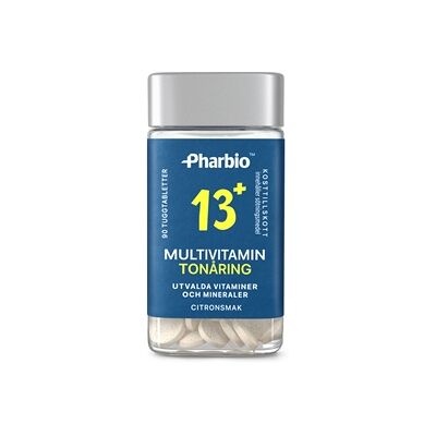 Pharbio Multivitamin Tonåring 90 stk Pharbio Multivitamin Tonåring 90 stk
