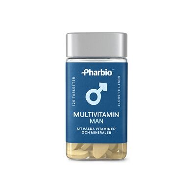 Pharbio Multivitamin Man 120 stk Pharbio Multivitamin Man 120 stk