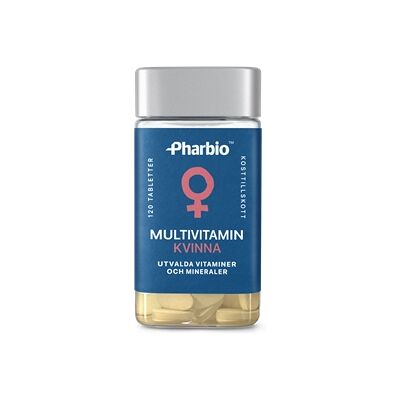Pharbio Multivitamin Kvinna 120 stk Pharbio Multivitamin Kvinna 120 stk