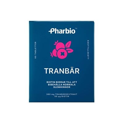 Pharbio Tranbär 60 stk Pharbio Tranbär 60 stk