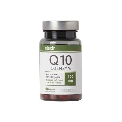 Elexir Pharma Elexir Coenzyme Q10 60 kapsler Elexir Pharma Elexir Coenzyme Q10 60 kapsler