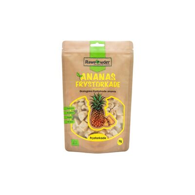 Rawpowder Ananas Frystorkade 70 gram Rawpowder Ananas Frystorkade 70 gram