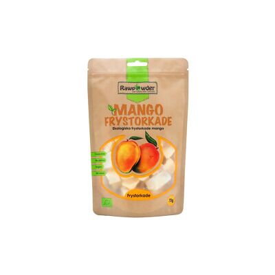 Rawpowder Mango frystorkade 70 gram Rawpowder Mango frystorkade 70 gram