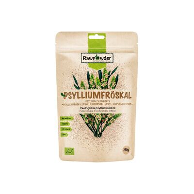 Rawpowder Psylliumfröskal 250 gram Rawpowder Psylliumfröskal 250 gram
