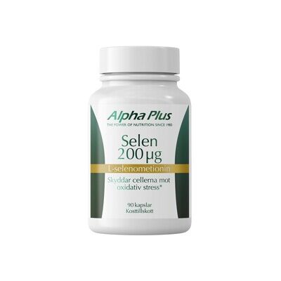 Alpha Plus Selen 200 µg 90 kapsler Alpha Plus Selen 200 µg 90 kapsler