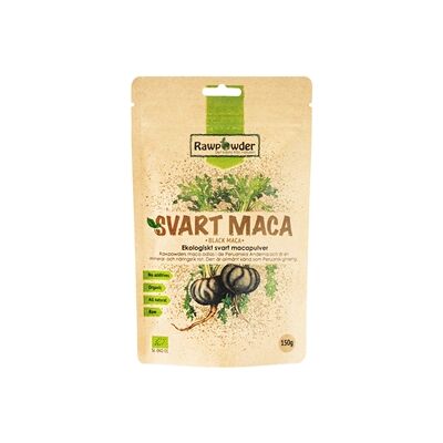 Rawpowder Svart Maca 150 gram Rawpowder Svart Maca 150 gram