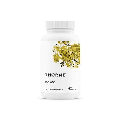 Thorne Research Vitamin D3 60 Kapsler - Støtter knokler og immunforsvar Thorne Research Vitamin D3 60 Kapsler - Støtter knokler og immunforsvar