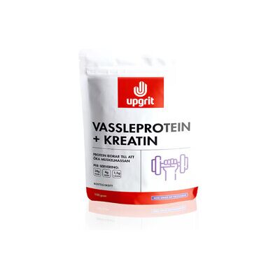 Upgrit Vassleprotein + Kreatin Skogsbär 1100 gram Upgrit Vassleprotein + Kreatin Skogsbär 1100 gram