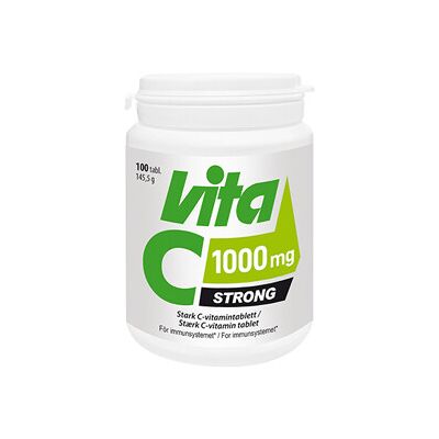 Vitabalans Vita C Strong 1000 mg Kosttilskudd - Vitamin C 1000 mg Vitabalans Vita C Strong 1000 mg Kosttilskudd - Vitamin C 1000 mg